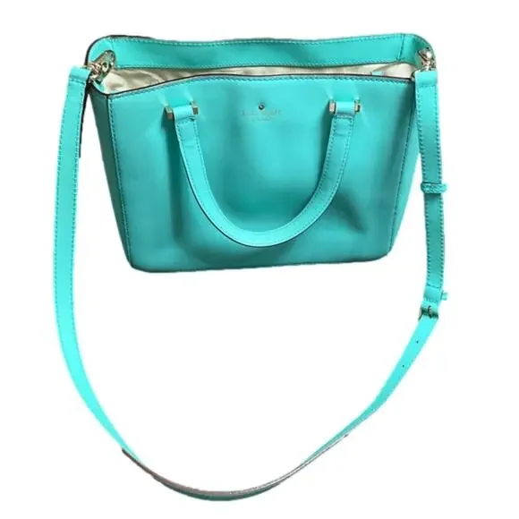 Kate Spade Aqua Blue Tote Bag - Picture 14 of 16